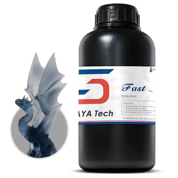 Siraya Tech Snabb ABS-liknande Harts – 1 kg – Rökig Svart