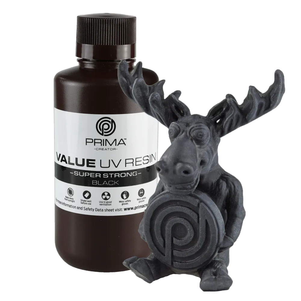 Super Stark UV Harz 500 ml Svart