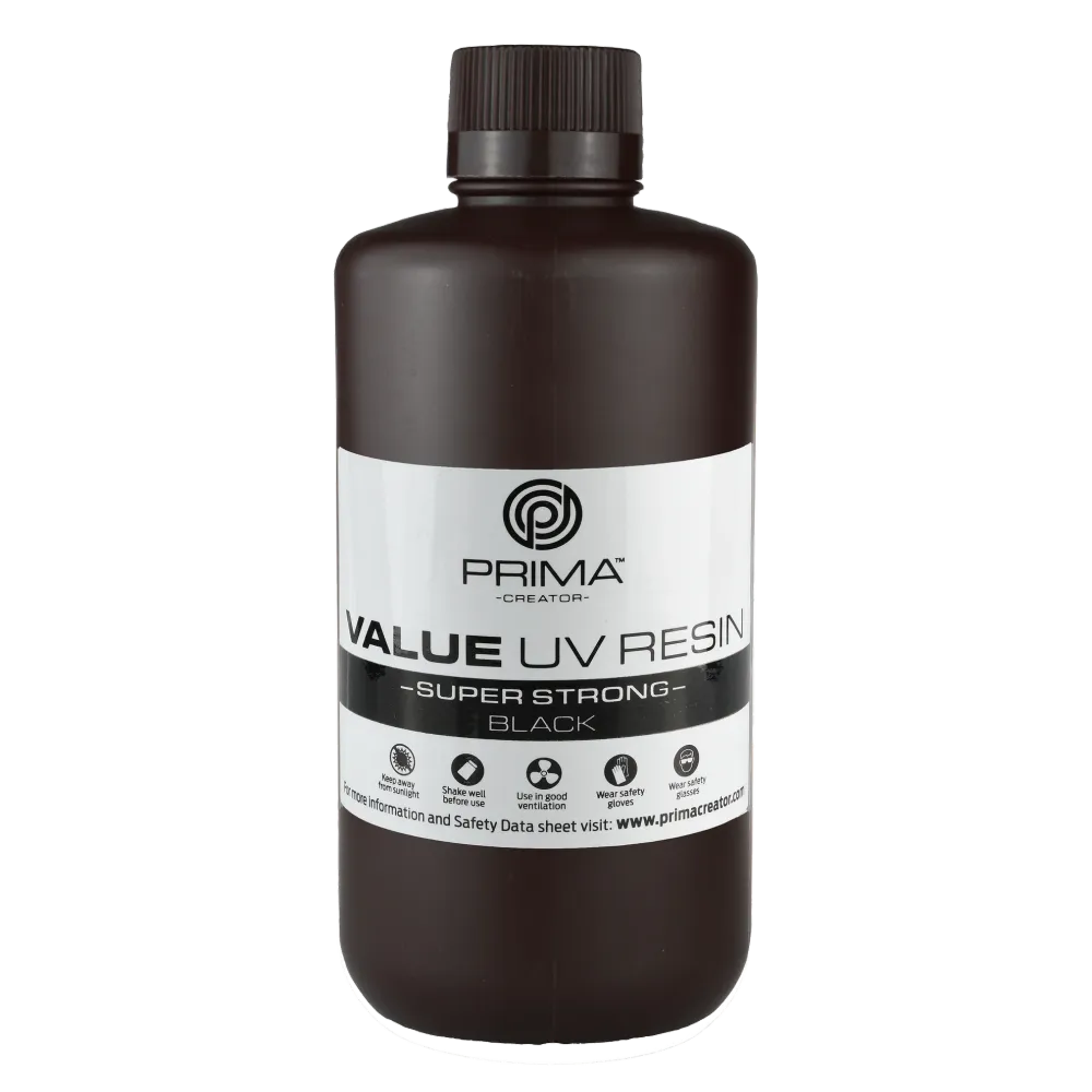 Super Stark UV-harts - 1000 ml - Svart