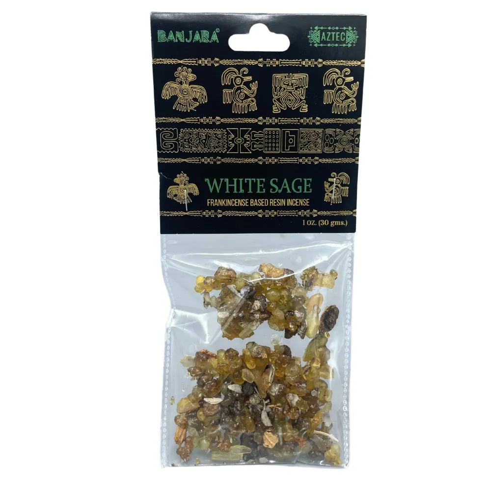 Vit salvia hartsrökelse – Banjara