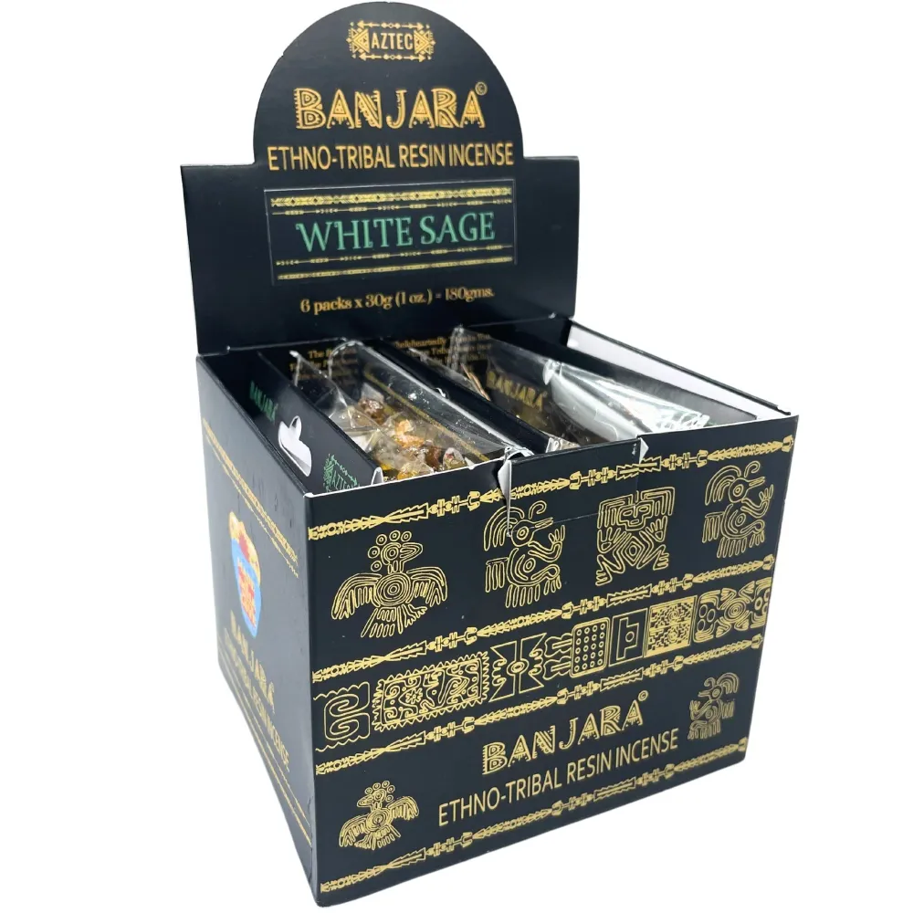 Vit salvia hartsrökelse – Banjara