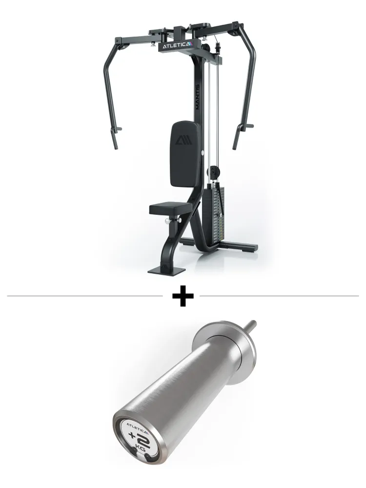 Mantis set med viktmagasin | Butterfly-maskin & viktmagasin-pin