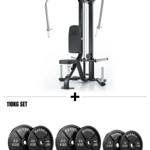 Mantis viktladdat set | Butterfly-maskin & 110 kg Viktskivor järn
