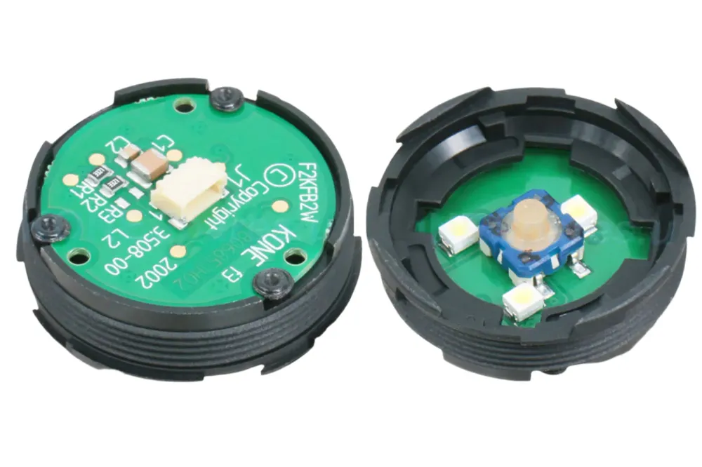 KONE KNAPPSOCKEL, RESERVDEL, VIT KM857781G06 OEM
