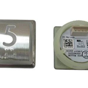Kone-knapp 5, vit, infälld COP-panel KM863051G081H005