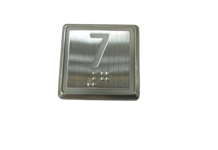 Kone-knapp 7, vit, infälld COP-panel KM863051G081H007
