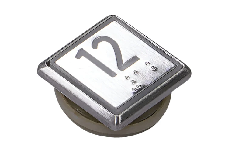 Kone-knapp 12, vit, infälld COP-panel KM863051G081H012