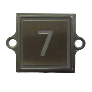 Kone-knapp 7, vit, infälld COP-panel KM863053G005H007
