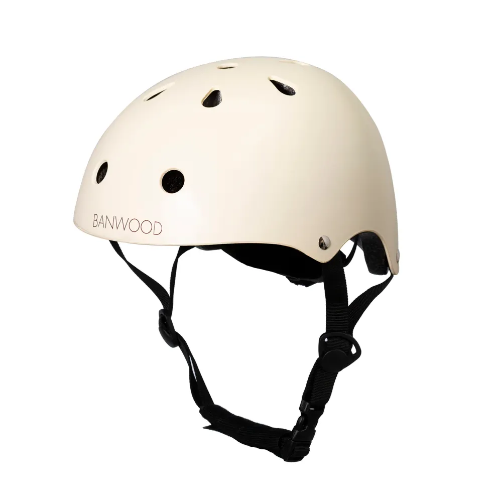 Banwood cykelhjälm, matt cream