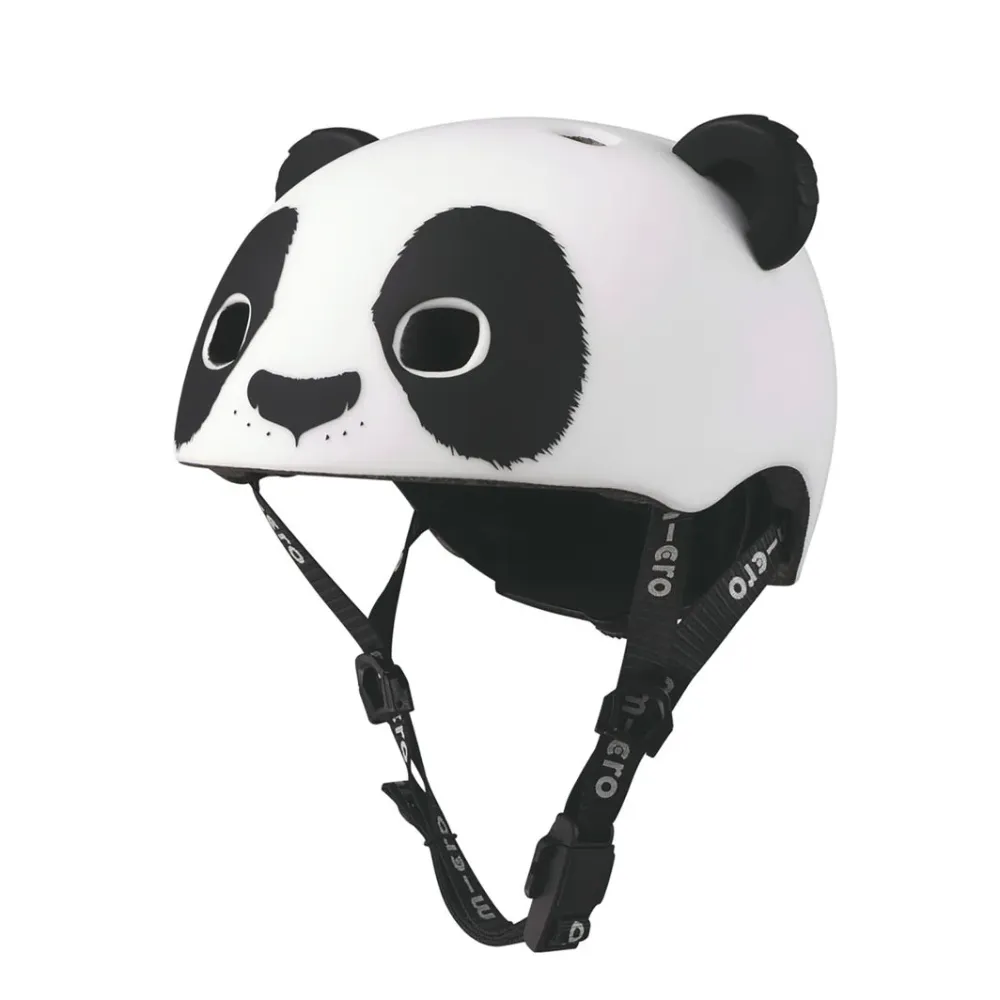 Micro Hjälm, 3D Panda - Strl. S (2-5 år)
