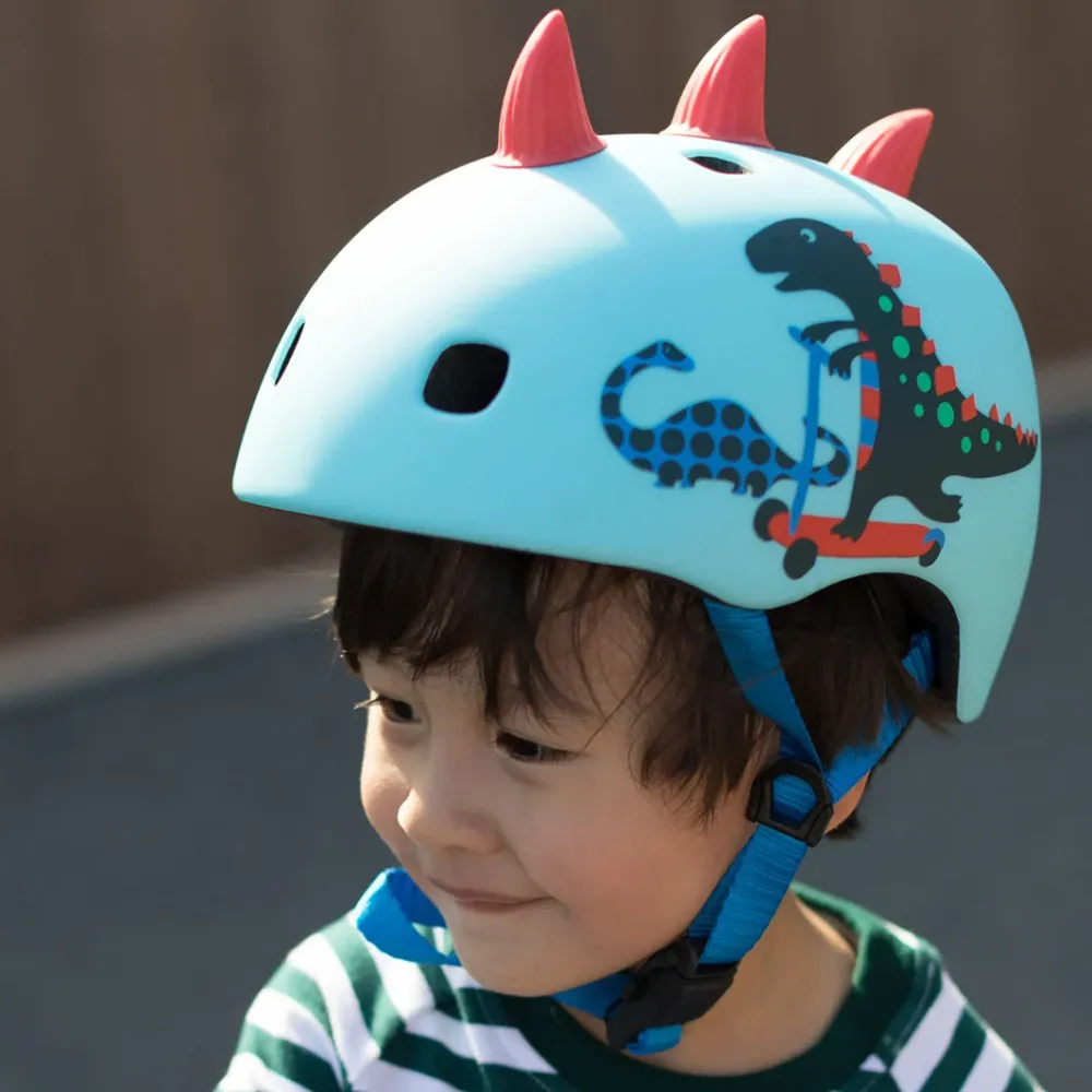 Micro Hjälm, 3D Scootersaurus - Strl. M (5-8 år)