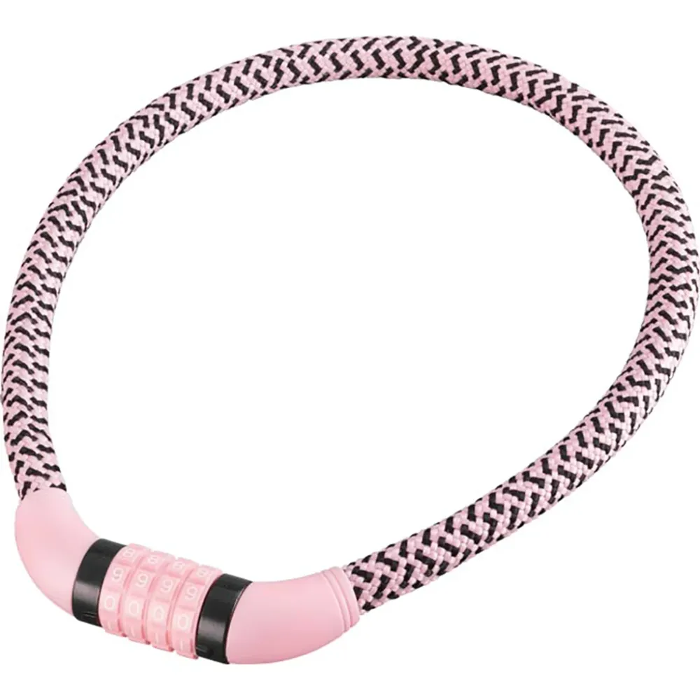 Puky cykellås, wirelås m. kode - Retro-rose