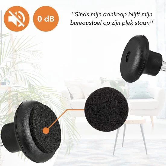 FLOOQ Kontorsstol Glidare - 11mm diameter - Fernand