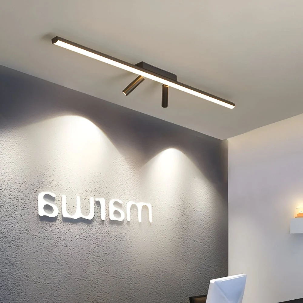 Chic LED-Skena Lampa för Sovrum, Kök och Vardagsrum - Justerbar Spotlampa Taklampa 80cm