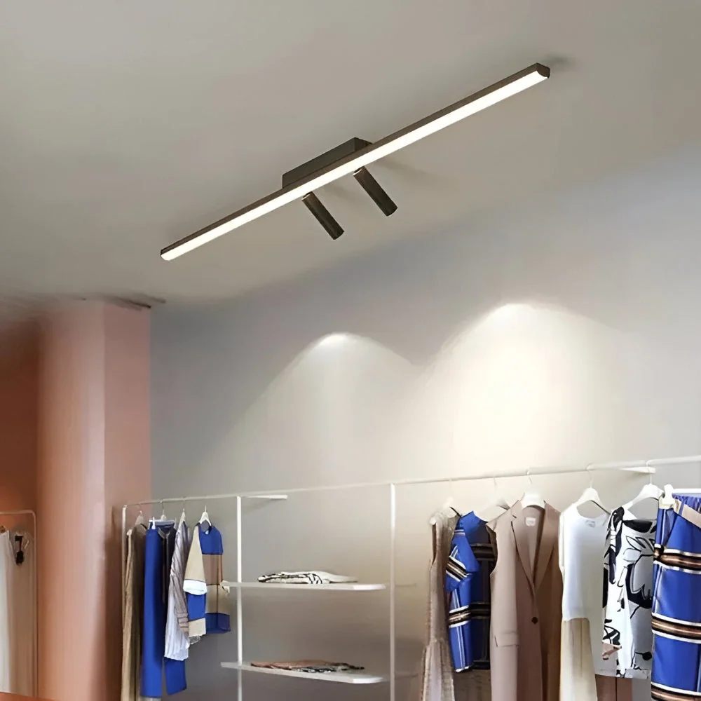 Chic LED-Skena Lampa för Sovrum, Kök och Vardagsrum - Justerbar Spotlampa Taklampa 80cm