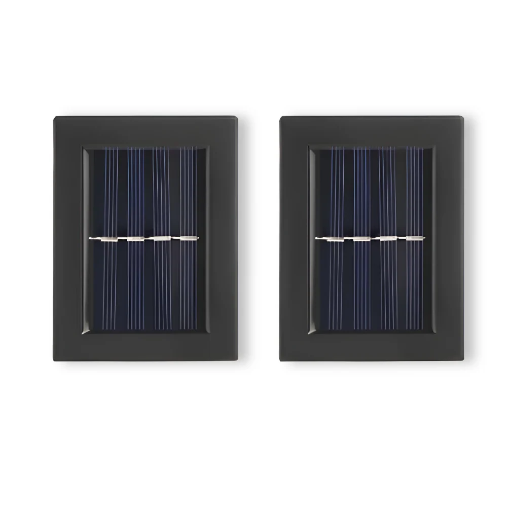 LumiSun – Solenergi Vägglampa med Duplicera Ljusspridning | Vattentät Utomhusbelysning LED IP65