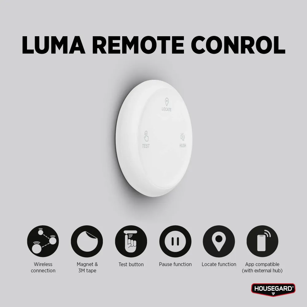 Housegard Luma Cordless Fjärrkontroll SafetyFirst
