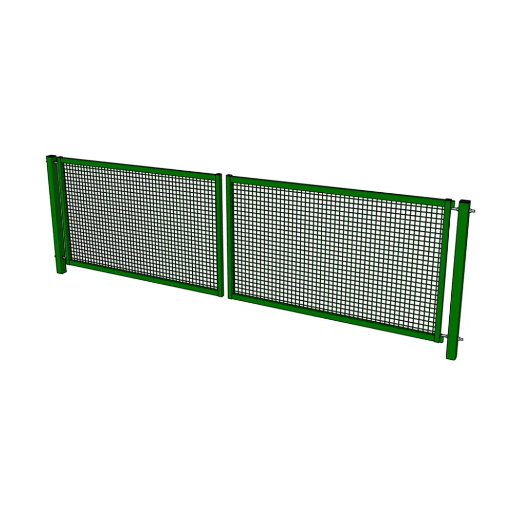 Nätgrind binary 2+2m – mörkgrön 800x4000mm