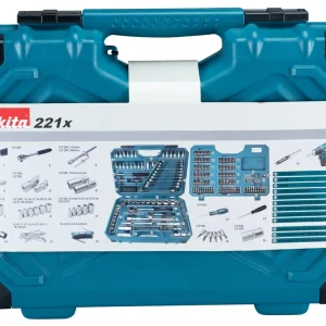 Makita verktygssats Multiväska 221 delar E-10883