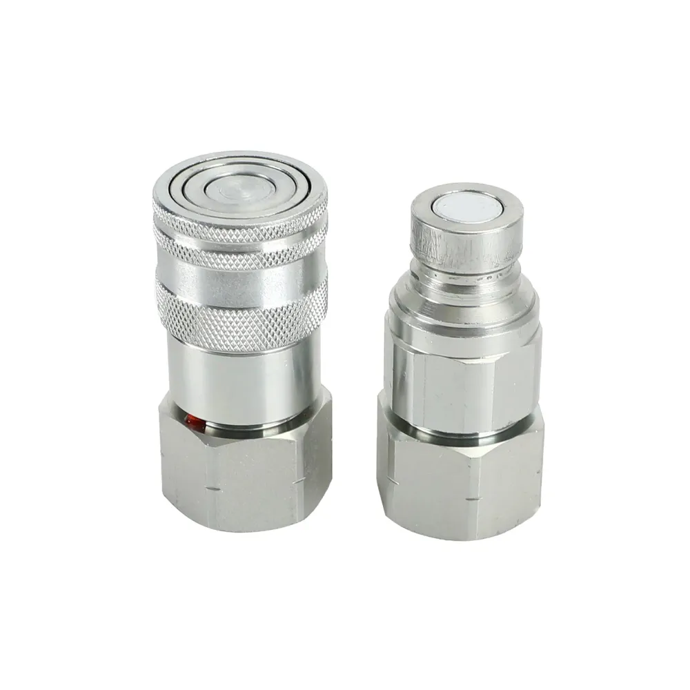 3/4" NPT-par hydraulisk plattfäste för kompaktlastare för Bobcat ISO 16028