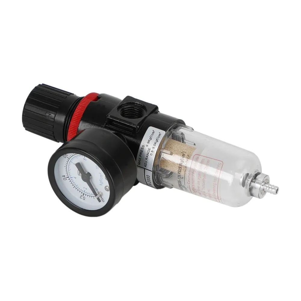 AFR-2000 1/4" Luftkompressorfilter Vattenseparator Fällverktyg med regulatormätare