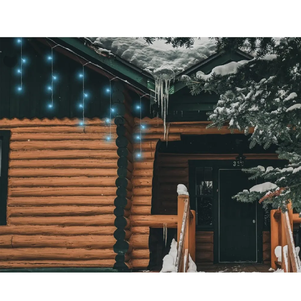 Moon Room ML42N LED Fairy Lights Belysning Ljusridå 5m 250 LED Dekorativ Belysning För Inomhus Och Utomhusbruk 8 Ljuslägen...