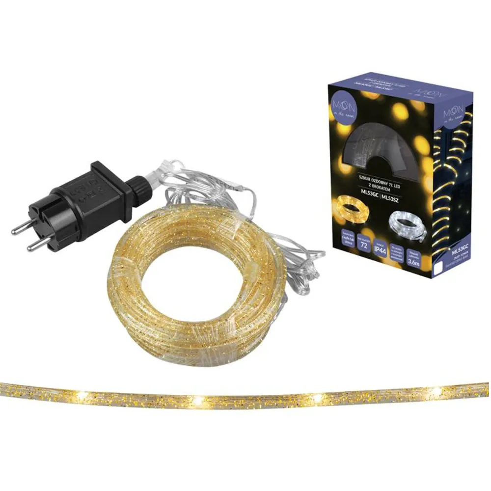 Moon Room ML53 Fairy Lights Julbelysning 72 LED 3,6m Belysning För Inom- Och Utomhusbruk Utomhus Inomhus Dekorationsslinga...