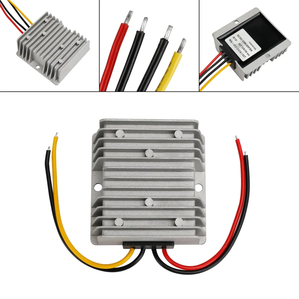 DC-DC 12V-13,8V 10A 138W Step Up Power Supply Converter Regulator Vattentät