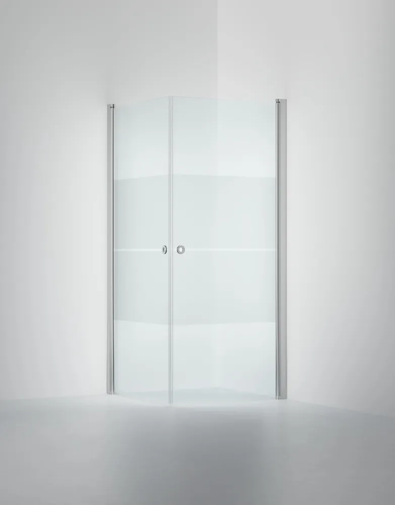 Duschhörna INR Linc Angel Mönstrat Härdat Glas 1000x1000