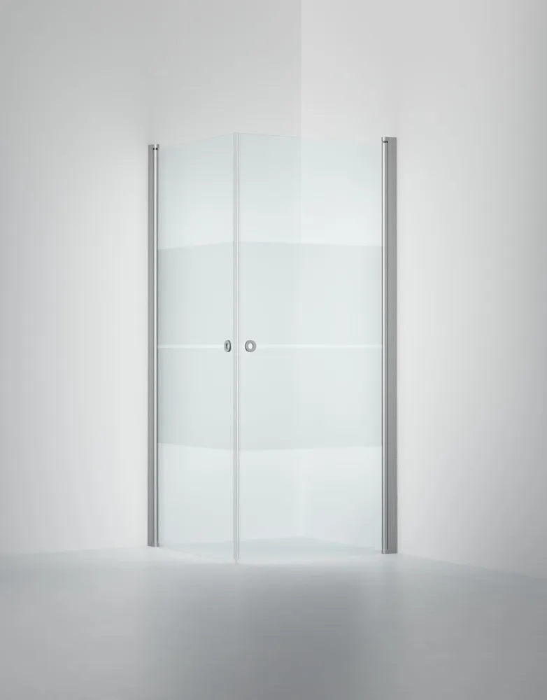Duschhörna INR Linc Angel Mönstrat Härdat Glas 1000x1000