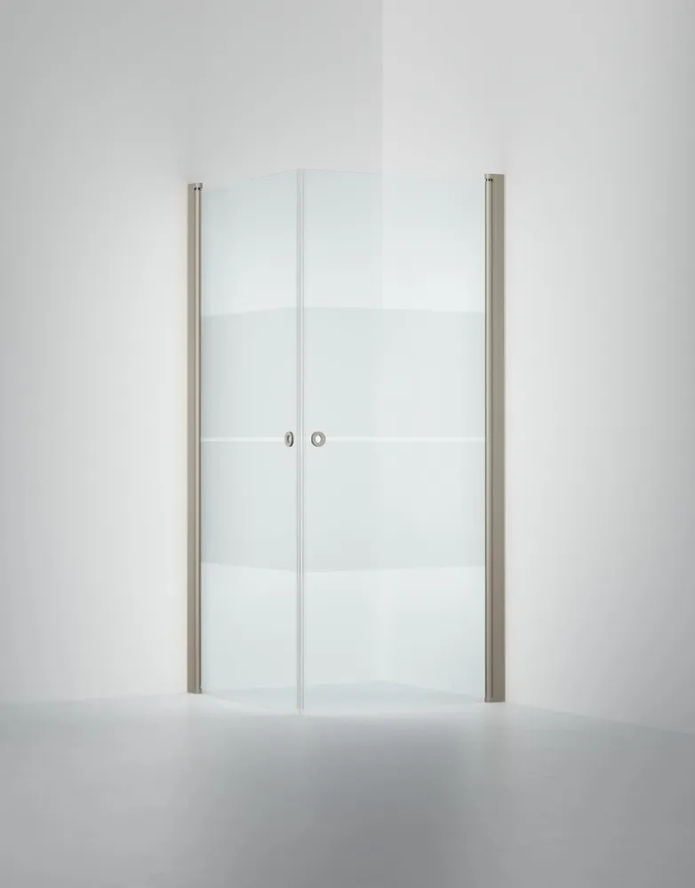 Duschhörna INR Linc Angel Mönstrat Härdat Glas 1000x1000