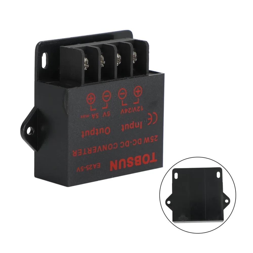 DC 12V/24V till 5V 5A 25W Converter Regulator Power Supplies Transformator