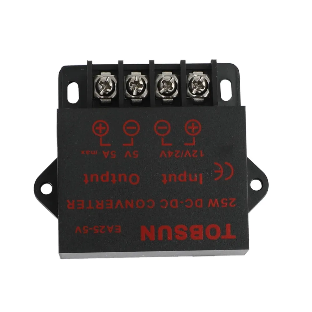 DC 12V/24V till 5V 5A 25W Converter Regulator Power Supplies Transformator
