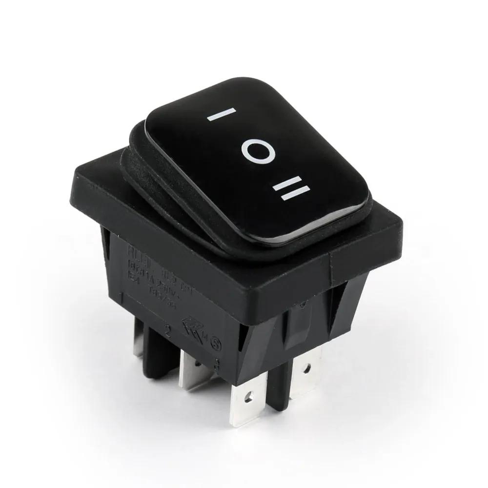 1st Rleil RL2-203 Vattentät IP65-bilrockbrytare 6PIN ON-ON-ON 125/250VAC