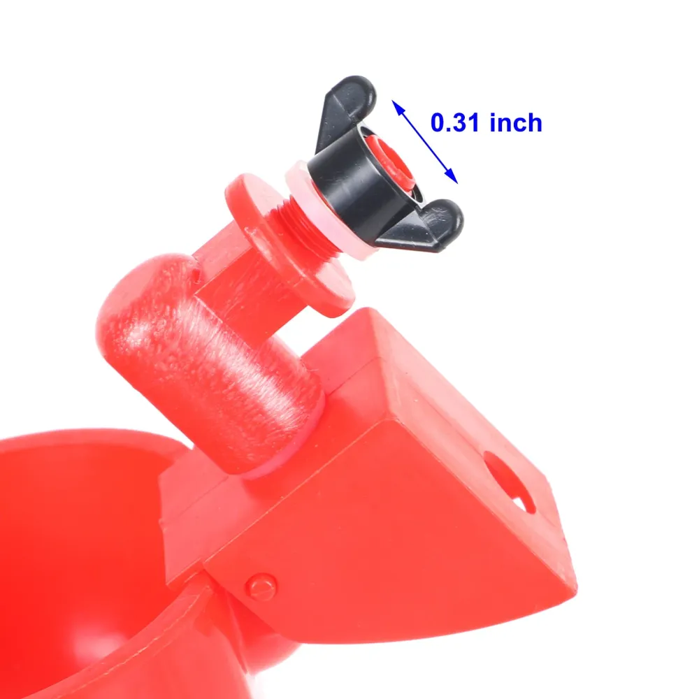 4st Automatic Waterer fjäderfä Drinking Bowl Chicken Feeder Cup för kyckling