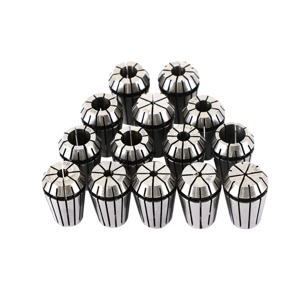 7st ER20 Spring Collet Set för CNC Milling Lathe Tool Gravering Machine Steel