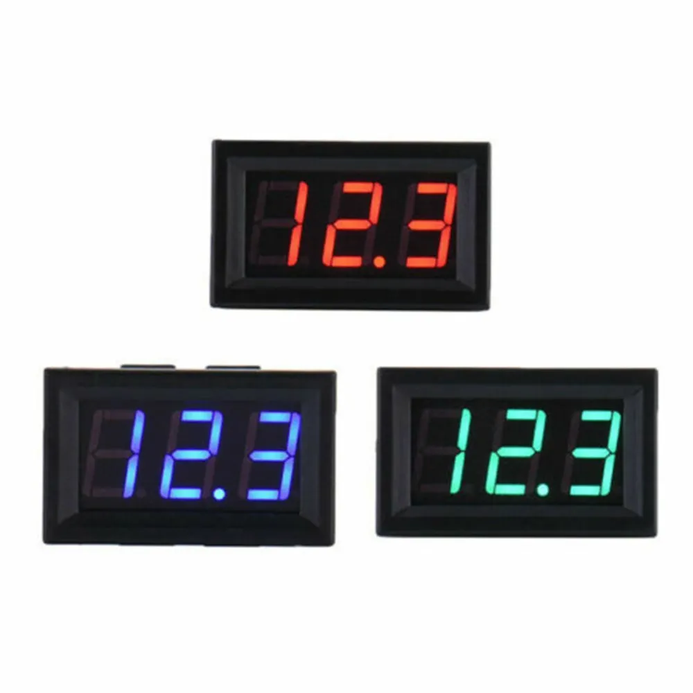 5 st DC5-120V 0.56" 2-tråds LED digital displaypanel voltmeter volttestare