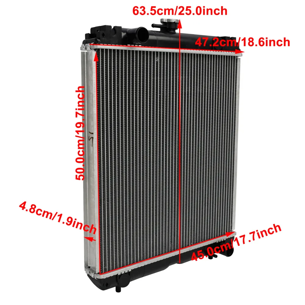 Kubota KX121-3S KX161-3 U50-3 U45-3ST U45-3 Grävmaskin Radiator RD411-42300