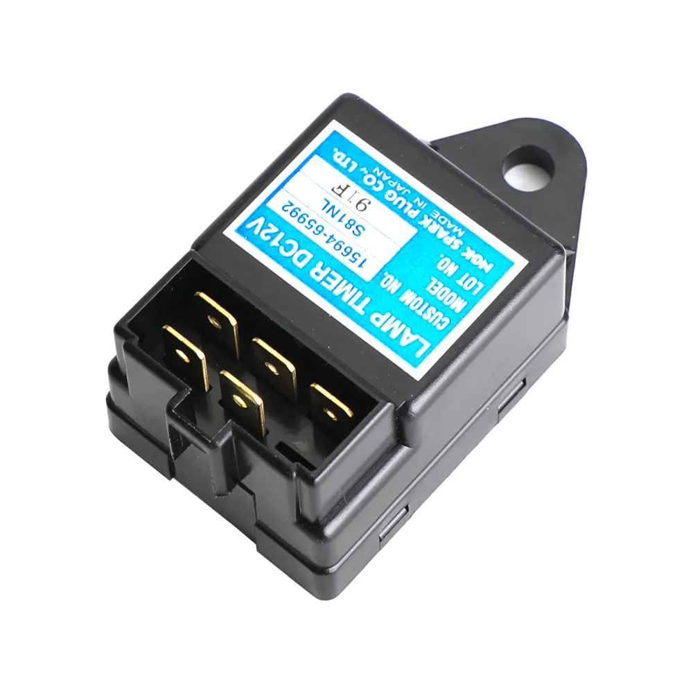 Lamptimer DC12V Tidsrelä för Kubota 15694-65992 S81NL Timer Glow Lamp
