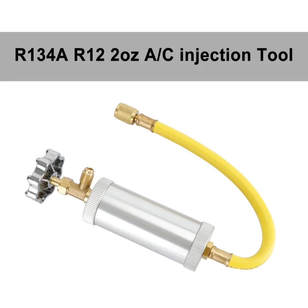 R12 AC Oil Dye Injector R134A R12 2oz /C Luftkonditioneringsinjektionsverktyg