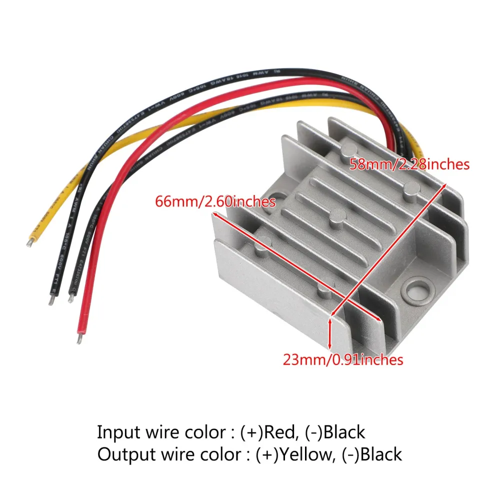 DC -spänningsregulator Buck Converter DC 12/24V till 5V 6A 30W Stig ned reducerare