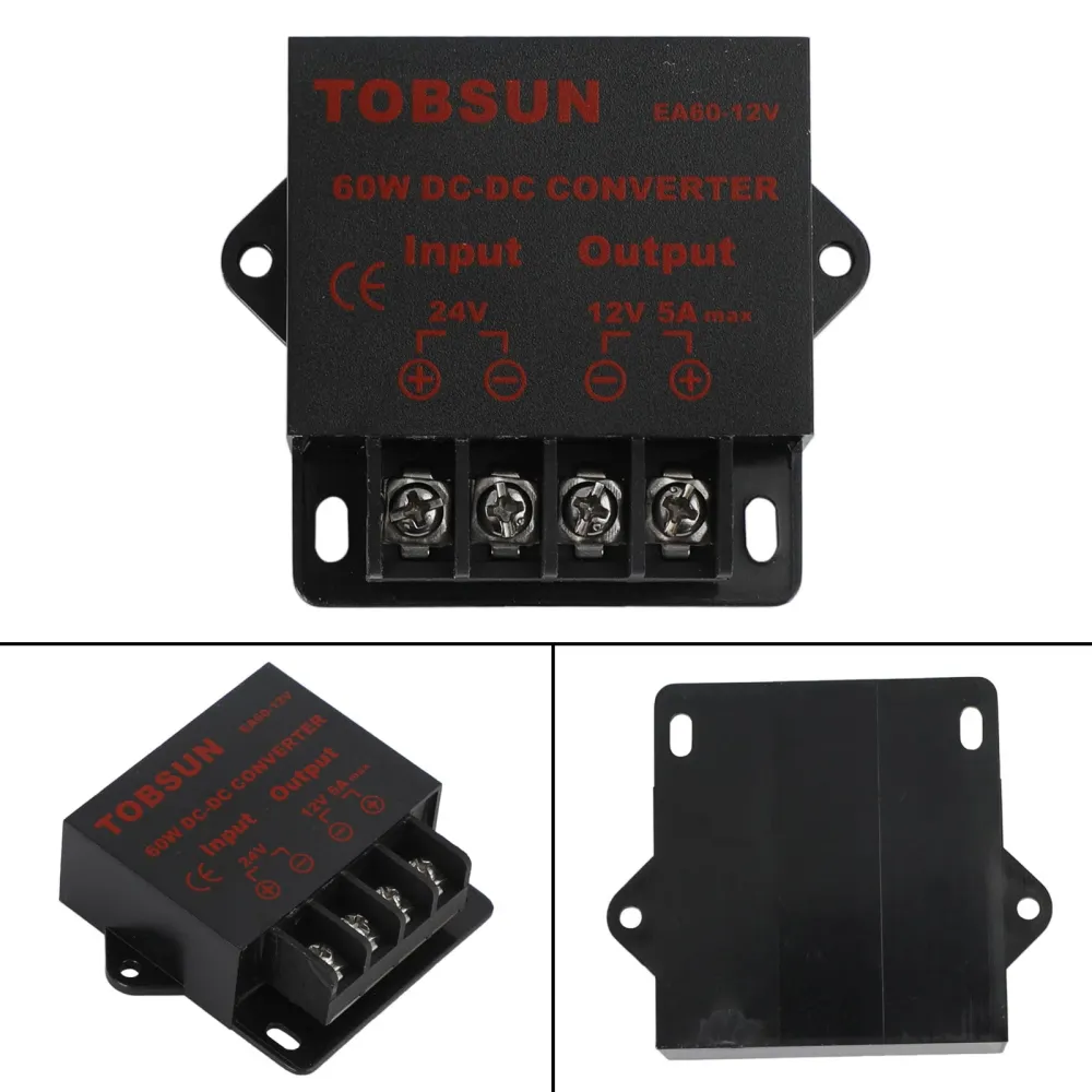 DC -spänningsregulator Buck Converter DC 24V till DC 12V 5A 60W Stig ned reducerare