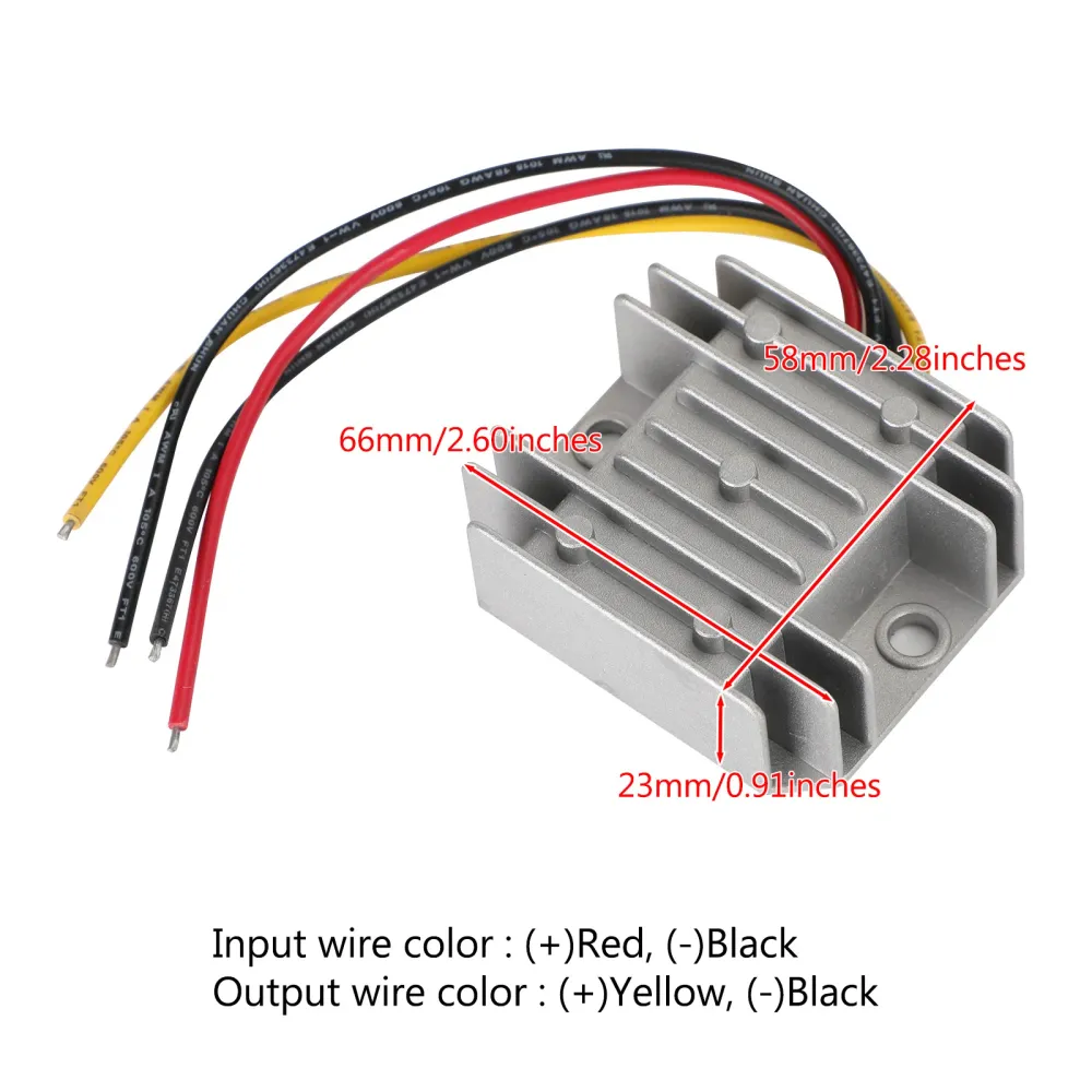 Stig ner DC/DC Buck Converter 12V/24V till 5V 6A Regulator Power Module