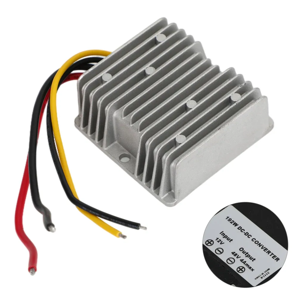 Vattentät 12V Steg upp till 48V 4A 192W DC/DC Converter Regulator
