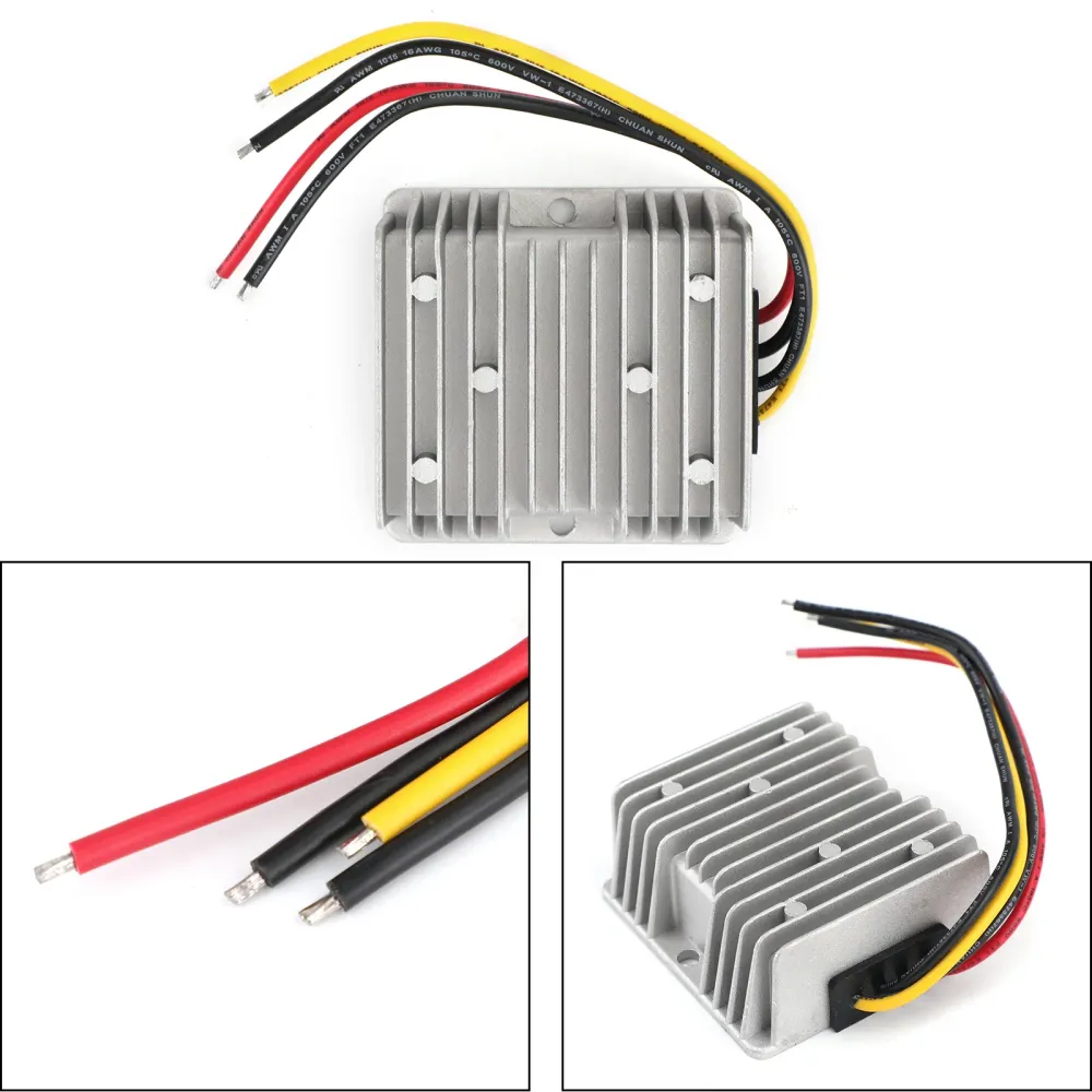 Vattentät 24V till 12V 10A 120W Steg ned DC/DC Power Converter Regulator