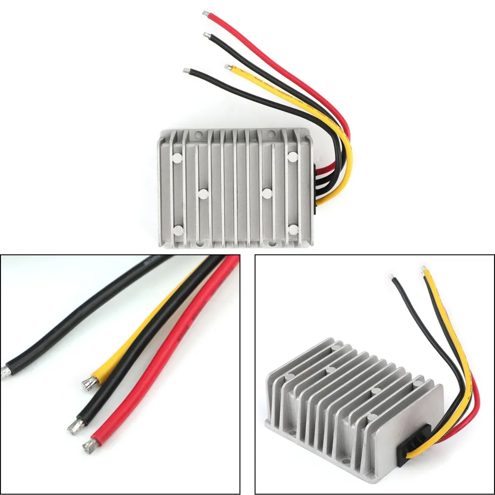Vattentät 24V till 12V 40A 480W Stig ner DC/DC Power Converter Regulator