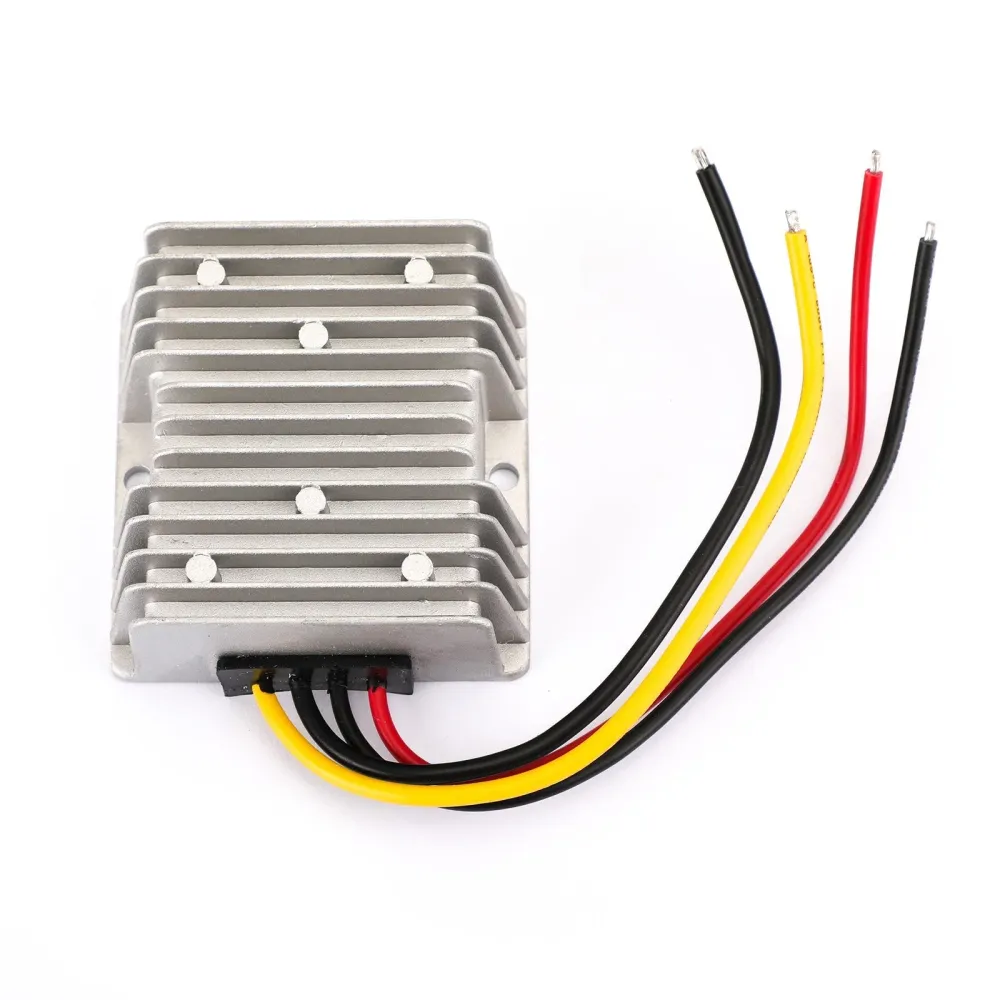 Vattentät 24V till 13.8V 20A 276W Steg ned DC/DC Power Converter Regulator