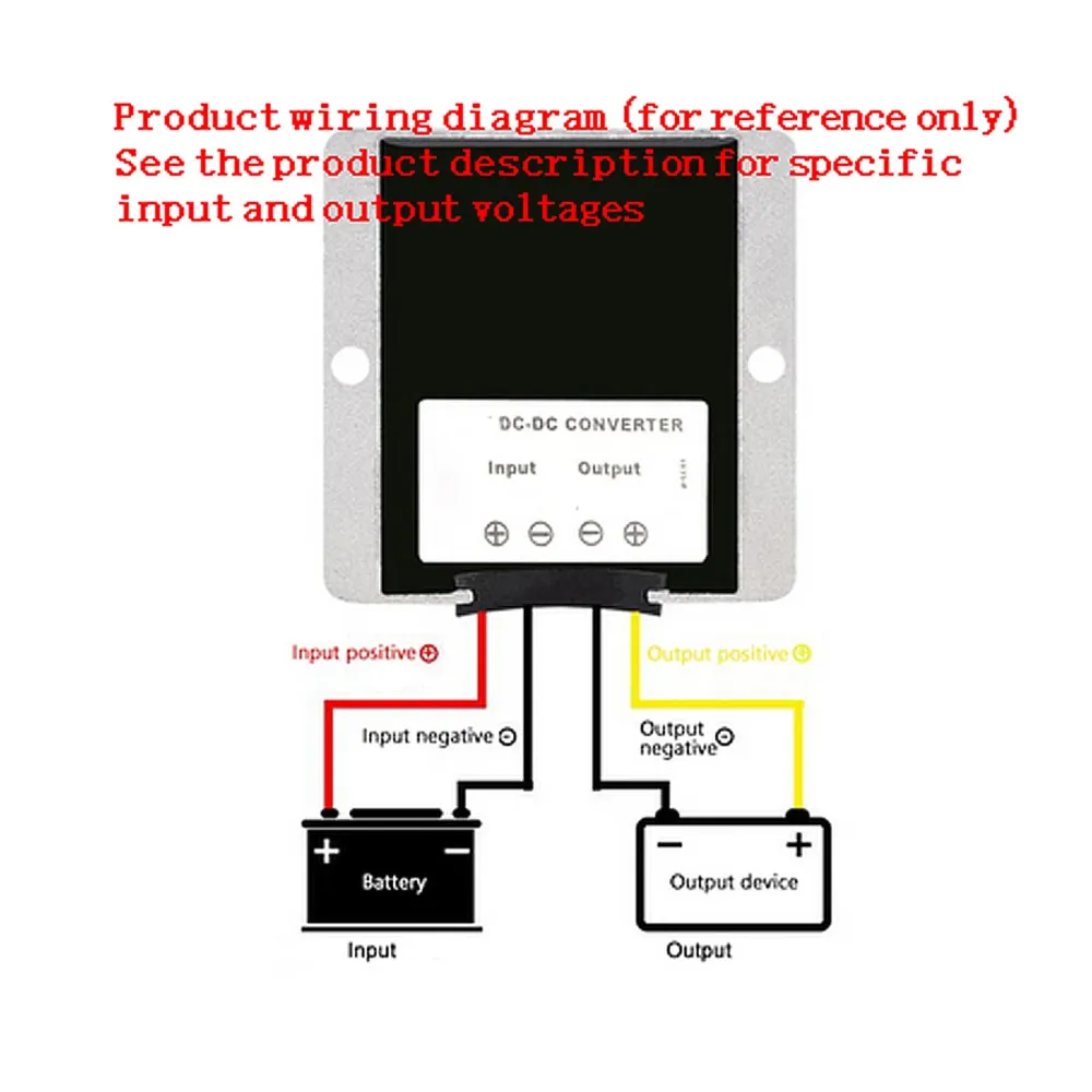 Vattentät 60V till 48V 10A 480W Steg ned DC/DC Power Converter Regulator