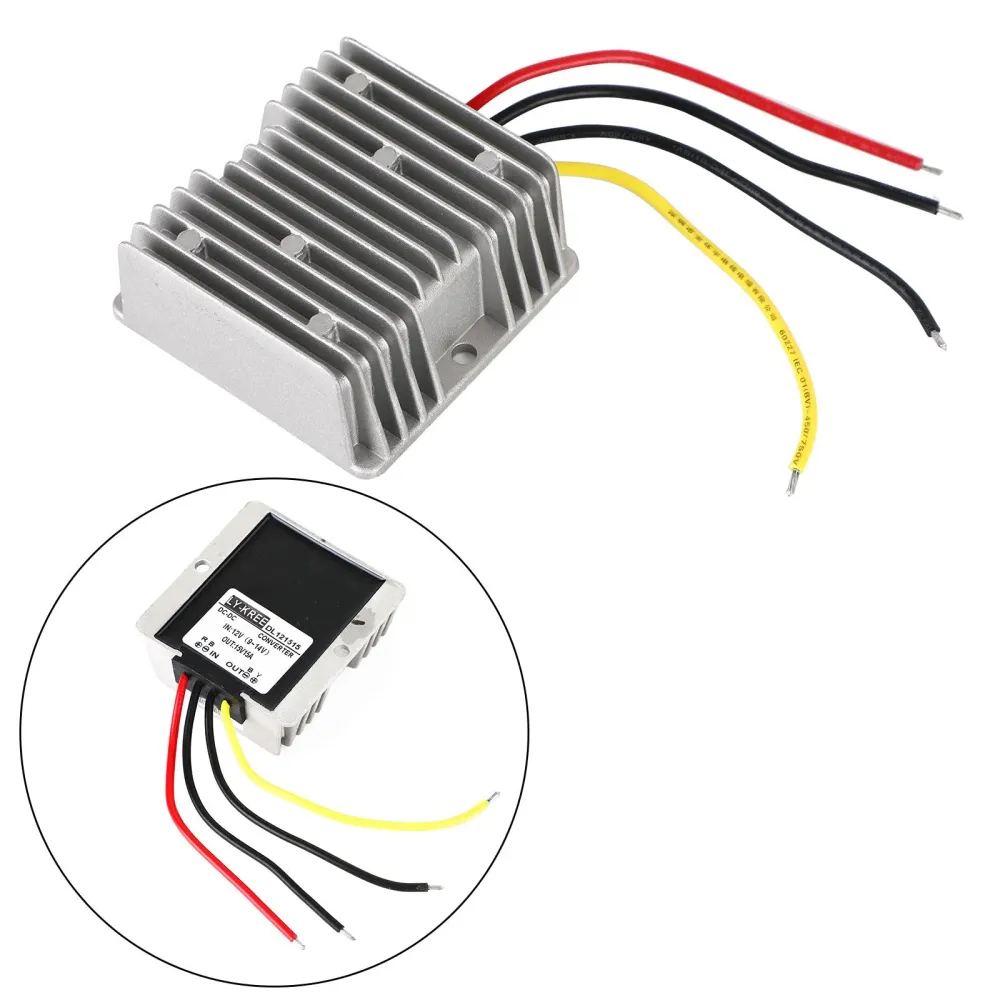 Vattentät DC/DC Converter Regulator 12V Steg upp till 15V 15A 225W