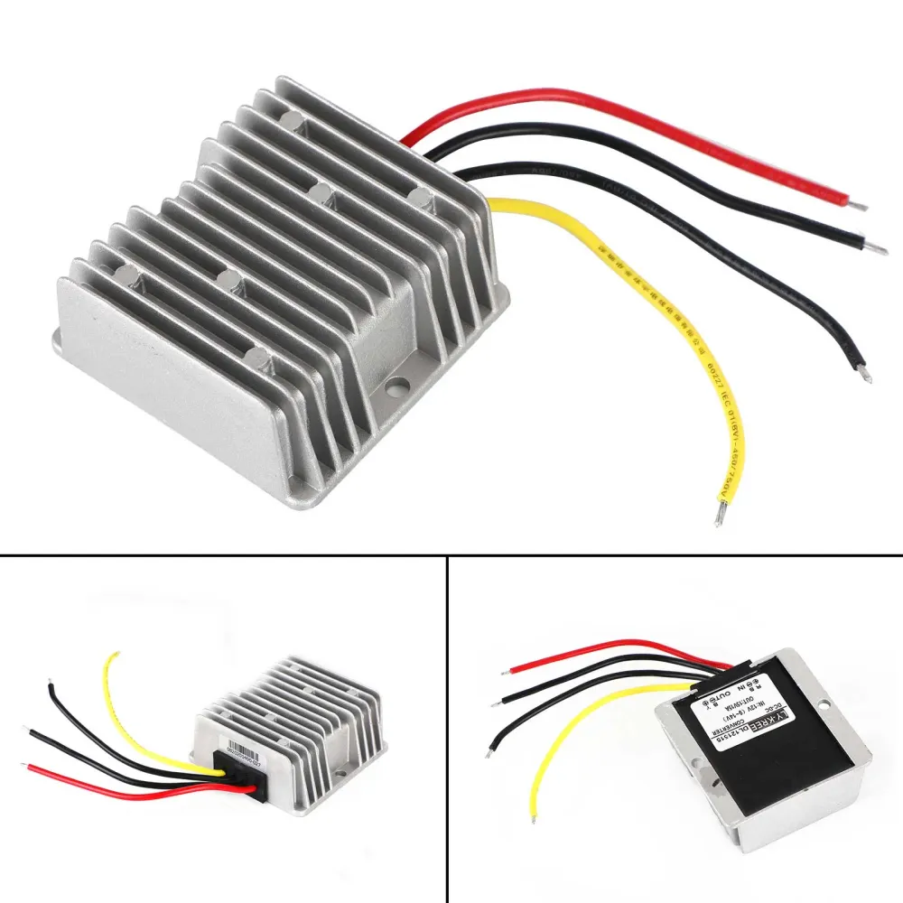 Vattentät DC/DC Converter Regulator 12V Steg upp till 15V 15A 225W